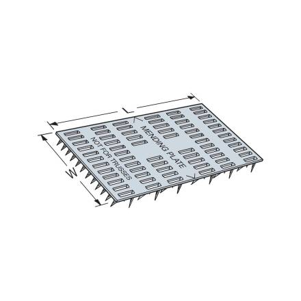 Simpson Strong-Tie MP36 Galvanised Mending Plate 76 x 152mm (3 x 6in) 20-Gauge