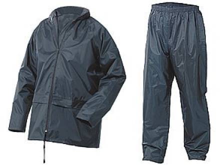 Beeswift B-DRI Nylon Weatherproof Rainsuit Navy Blue Small