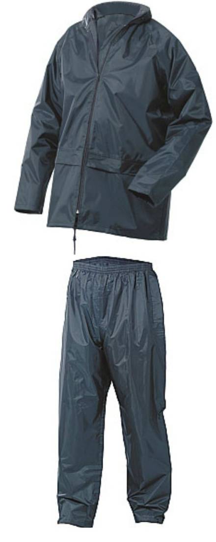 Beeswift B-DRI Nylon Weatherproof Rainsuit Navy Blue Small