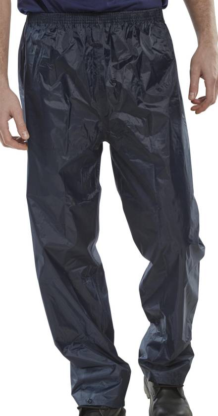 Beeswift B-DRI Nylon Weatherproof Rainsuit Navy Blue Small