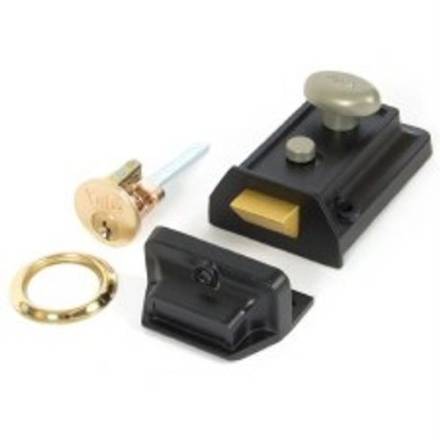 Burg Wachter Polished Brass Traditional Night Latch