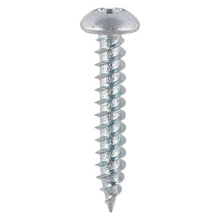Round Head BZP Wood Screw 6 x 1-1/4"