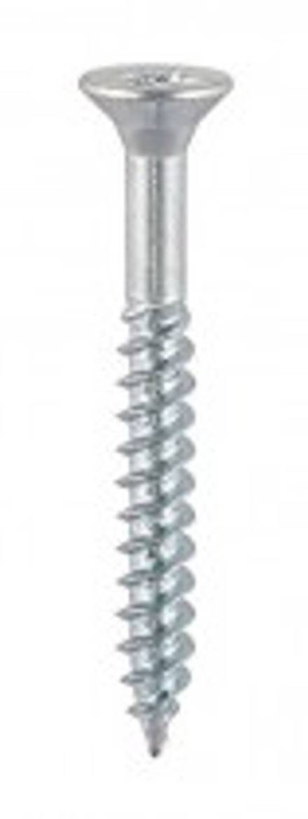 Owlett-Jaton No.8 x 3/4" Countersunk Pozi Twin Thread Woodscrew BZP