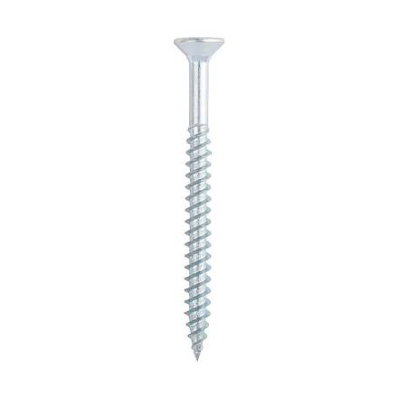 Countersunk Bright Zinc Plated Wood Screw 4 x 1"