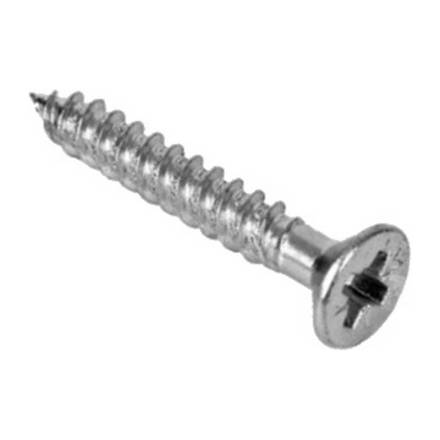 Unifix Twinthread Woodscrew Pozi CSK BZP CE 8g x 1" (4.0 x 25mm) Box of 200