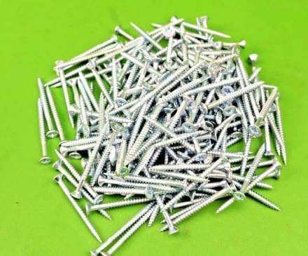 Unifix Twinqwik 10mm x 1in Countersunk Twinthread BZP Woodscrew Pack of 200