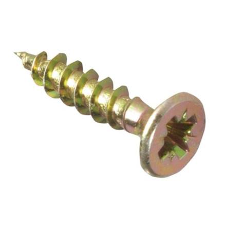 3.5 x 25mm Zinc Yellow Self-Drilling Drywall Screw