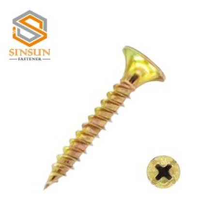 3.5 x 25mm Zinc Yellow Self-Drilling Drywall Screw
