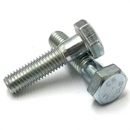 M12 x 150mm High Tensile Hex Bolt Grade 8.8 Bright Zinc Plated DIN 931