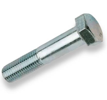 M12 x 150mm High Tensile Hex Bolt Grade 8.8 Bright Zinc Plated DIN 931