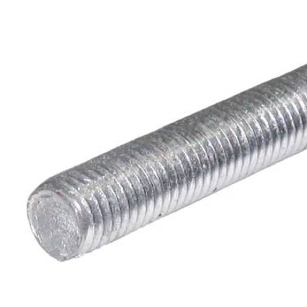 Mild Steel Zinc Plated Threaded Rod Studding M6 x 1m