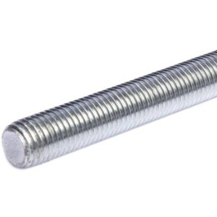 Bright Zinc Plated Mild Steel Threaded Studding M10 x 1m