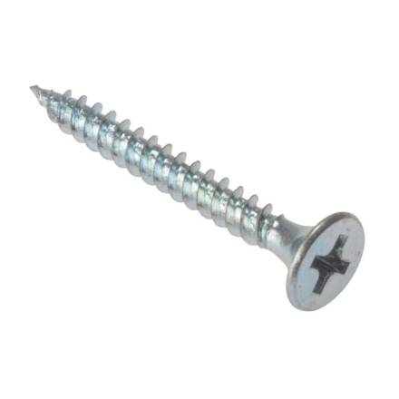 42mm Bright Zinc Plated Drywall Screws Box of 1000