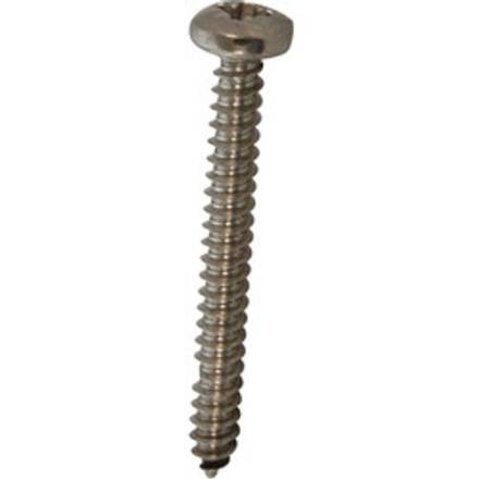 No.8 x 1-1/4" Pozi Pan Head Self-Tapping Screw BZP