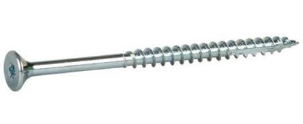 Countersunk Bright Zinc Plated Wood Screw 7 x 1-1/2"