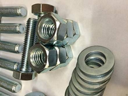 M12 x 25mm High Tensile Set Screw and Nut (Pack of 25)