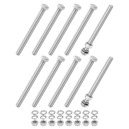 M12 x 50mm High Tensile Set Screw and Nut (Pack of 18)