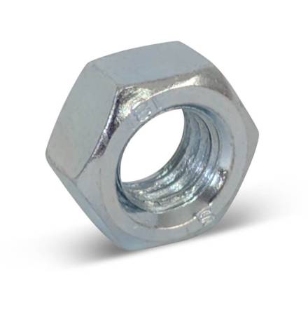 M6 Full Nuts Bright Zinc Plated (Pack of 600)
