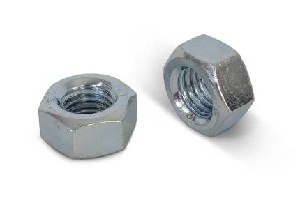 M8 Full Nuts Bright Zinc Plated (Pack of 300)