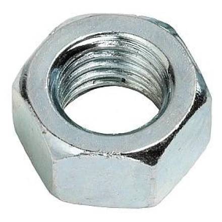 Owlett-Jaton M20 x 2.50 Class 8 Full Nuts DIN 934 Bright Zinc Plated - Bag of 20