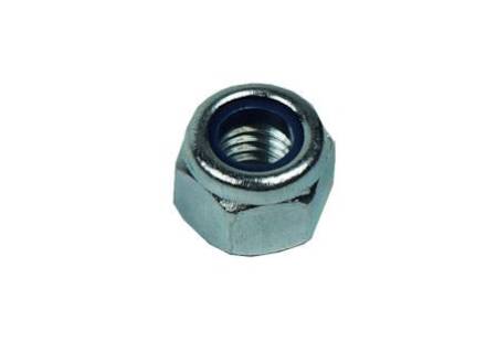 M6 Nylon Insert Nut (Nyloc) DIN 982 BZP - Pack of 300