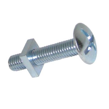 Roof Bolt and Nut M6 x 12mm (Pack of 150)