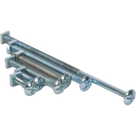 M6 x 30mm BZP Roofing Nut and Bolt Pack 120