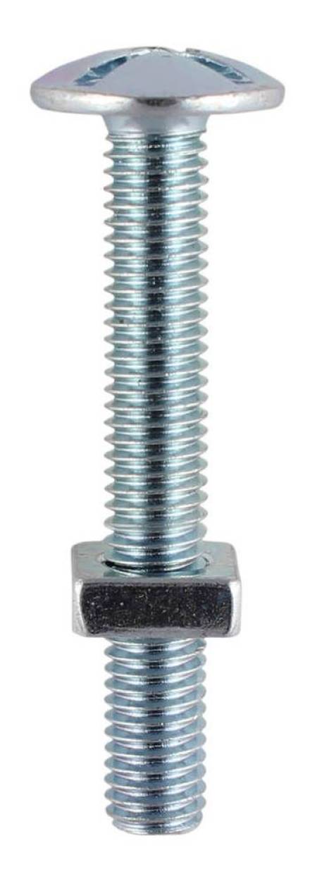 Roof Bolt and Nut M6 x 50mm (Pack of 90)