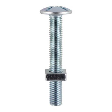 Roof Bolt and Nut M6 x 50mm (Pack of 90)