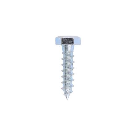 Owlett-Jaton Zinc Plated Coach Screw M6 x 50mm (Box of 120)