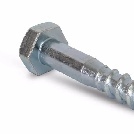Bright Zinc Plated Coach Screw M6 x 100mm (Pack of 70)