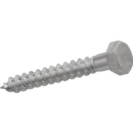 Owlett-Jaton Hex Coach Screw BZP M8 x 50mm - Bag of 70