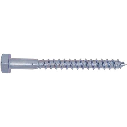 Zinc Plated Coach Screw M8 x 100mm (Pack of 25)