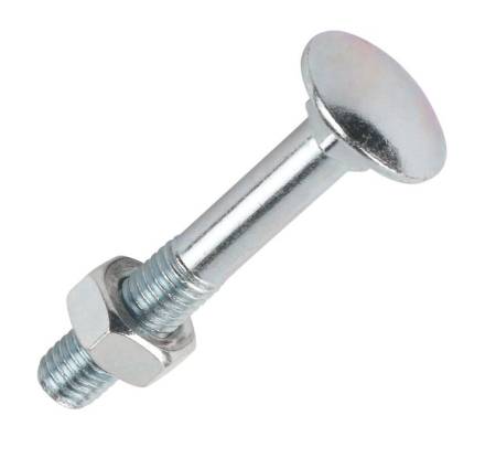 Coach Bolt M8 x 150mm Bright Zinc Plated (Pack of 25)