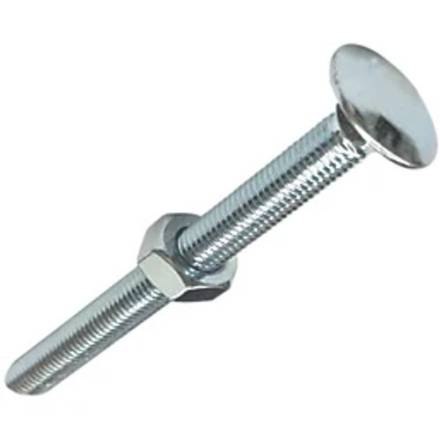 Coach Bolt M10 x 130mm Bright Zinc Plated (Pack of 18)