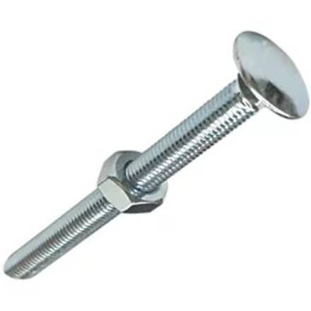 Coach Bolt M12 x 150mm Bright Zinc Plated (Pack of 10)