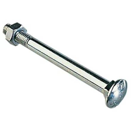 Coach Bolt M6 x 50mm Bright Zinc Plated (Pack of 90)