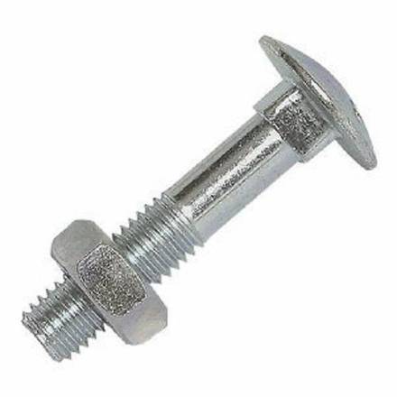 Coach Bolt M12 x 180mm Bright Zinc Plated (Pack of 8)