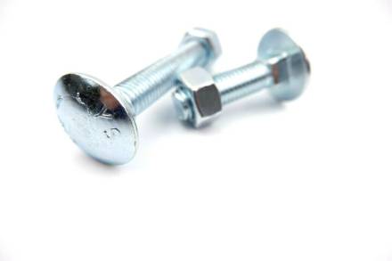 M12 x 200mm Bright Zinc Plated Cup Square Hex Bolt