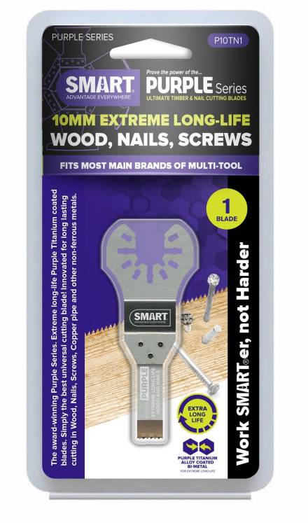 Smart Blades P10TN1 10mm Universal Bi-Metal Titanium Multi-Tool Blade