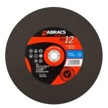 Abracs Proflex 300mm x 3.5mm x 20mm Flat Stone Cutting Disc