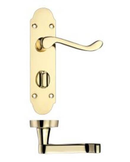 Zoo Hardware Polished Brass Bathroom Furniture Set
