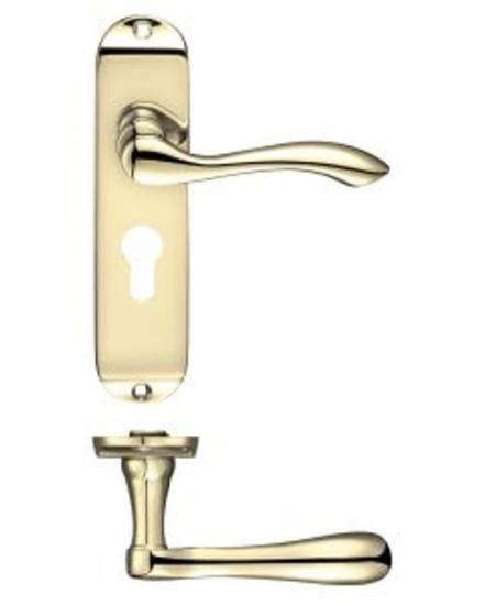 Zoo Hardware Polished Brass Bathroom Furniture Set