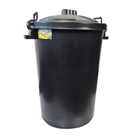 Prosolve Heavy Duty Polypropylene Dustbin with Clip-On Lid 80 Litre