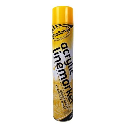 Prosolve Linemarker Paint Aerosol Yellow 750ml