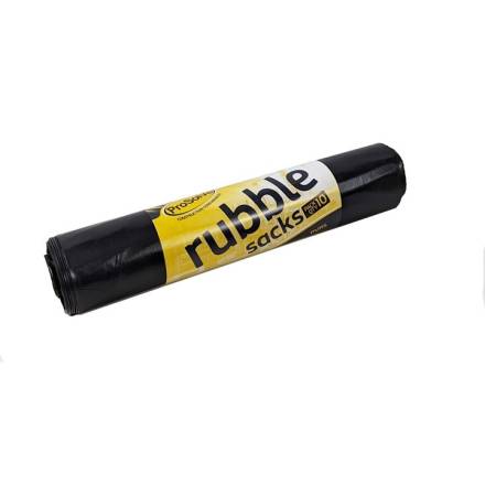 Prosolve Rubble Sacks Pack of 10 - 800mm x 540mm 70mu Recycled LDPE