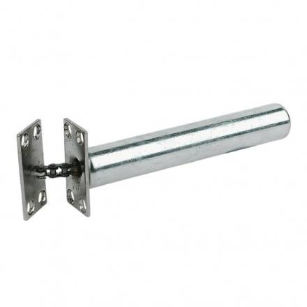 Samuel Heath Perko R2 Concealed Chain Door Closer - Chrome Plated Rectangular Plates