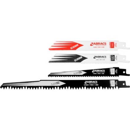 Abracs Expert 8-Piece Mixed Reciprocating Saw Blade Pack - Wood and Metal