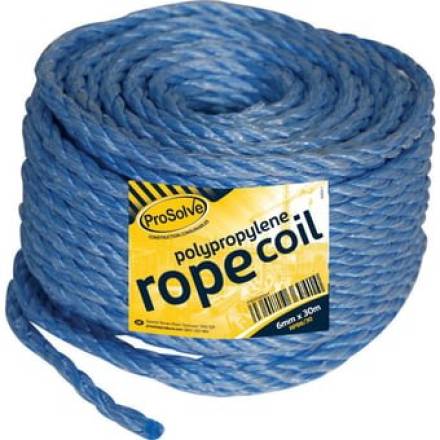 Prosolve Polypropylene Rope Coil 6mm x 30m