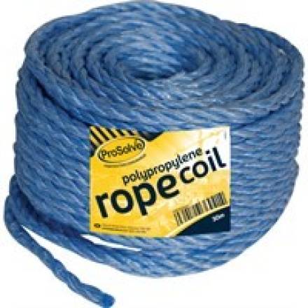 Prosolve Polypropylene Rope Coil 8mm x 30m Blue